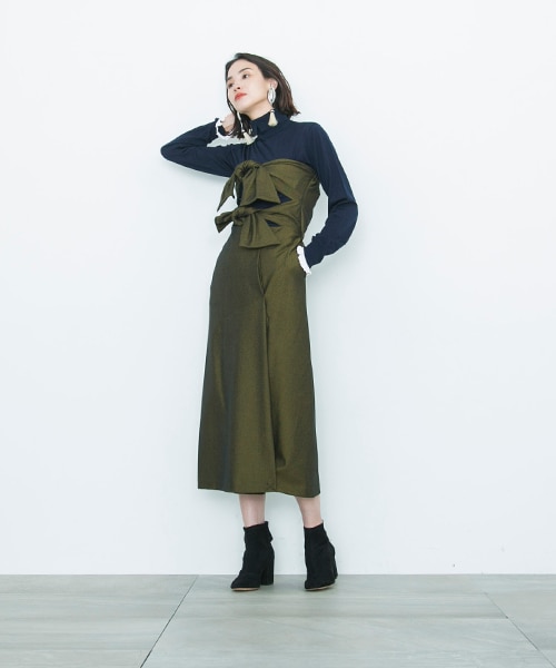 Ameri(アメリ)の「ダブルリボンベアドレス()」 - WEAR Ameri(アメリ)の「ダブルリボンベアドレス()」 - WEAR