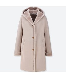 UNIQLO | ムートンタッチフーデットコート(その他アウター)