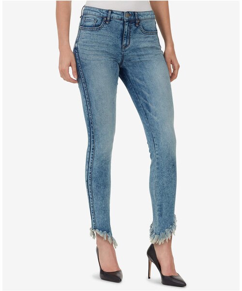 William Rast Denim William Rast(ウィリアムラスト)の「William Rast Perfect Skinny Frayed Asymmetrical ...