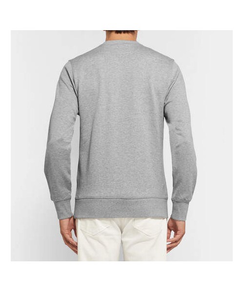 Y-3(ワイスリー)の「Y-3 Logo-Print Mélange Loopback Stretch-Cotton Sweatshirt(スウェット・メンズ・Gray・M/L/XL/S/XXL/XS)」の5枚目の写真