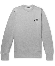 Y-3 | Y-3 Logo-Print Mélange Loopback Stretch-Cotton Sweatshirt(スウェット)