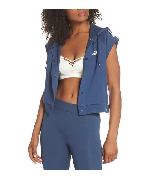 puma classics t7 pullover schwarz