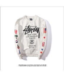 Dime スウェット　supreme ステューシー　フリークスストア ☆送料・関税込☆Stussy☆Stussy DSM World Tour Hoodie Green