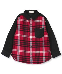 BRANSHES | ワイドチェック柄長袖シャツ(シャツ/ブラウス)