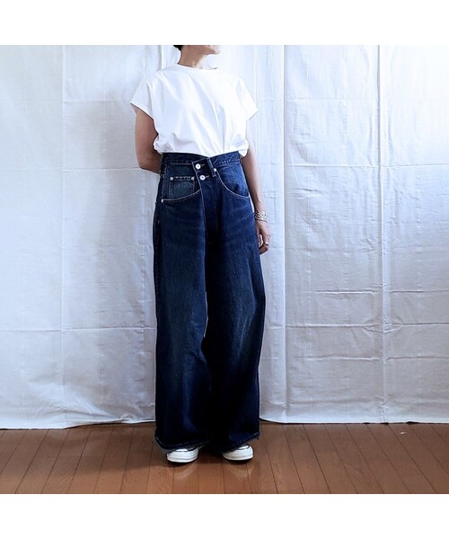 Handmade（ハンドメイド）の「コンパクトフレンチ（Tシャツ/カットソー・レディース・その他）」の4枚目の写真