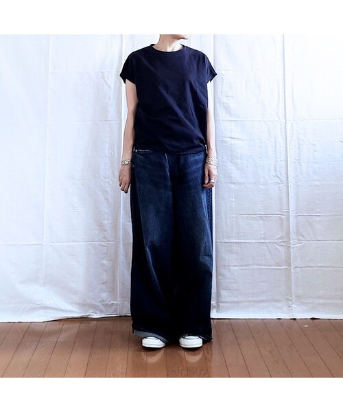 Handmade（ハンドメイド）の「コンパクトフレンチ（Tシャツ/カットソー・レディース・その他）」の6枚目の写真