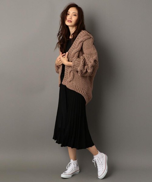 NINE（ナイン）の「Rosita Knit Cardigan（トップス・レディース・オフホワイト/モカ/サックス）」の11枚目の写真
