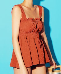 DHOLIC | ネックストラップフレアビキニトップ(水着)