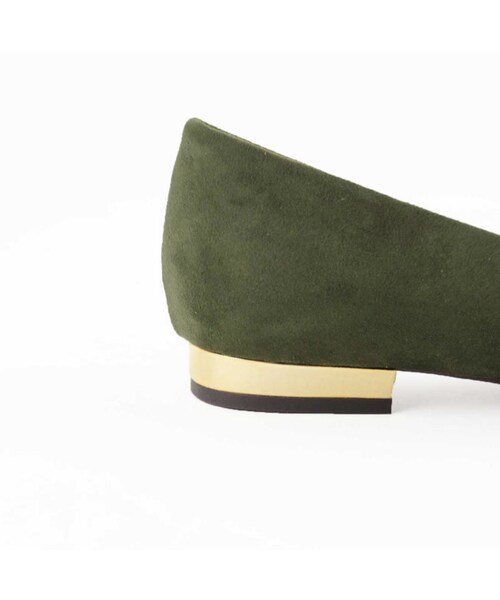 ORiental TRaffic（オリエンタルトラフィック）の「ポインテッドフラットパンプス（シューズ・レディース・ブラック/グレー/カーキ/パープル/レッド・33/34/35/36/37/38/39/40/41/42/43）」の10枚目の写真