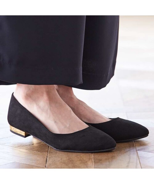 ORiental TRaffic（オリエンタルトラフィック）の「ポインテッドフラットパンプス（シューズ・レディース・ブラック/グレー/カーキ/パープル/レッド・33/34/35/36/37/38/39/40/41/42/43）」の12枚目の写真