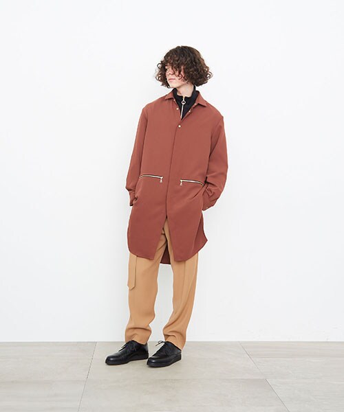 CULLNI クルニ セットアップ キャメル ベージュ ロングシャツ