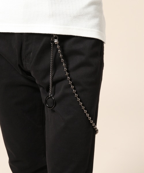 RAGEBLUE（レイジブルー）の「ウォレットチェーンFW（アクセサリー・シルバー系(ボール)/ブラック系(ボール)/シルバー系(チェーン)/ブラック系(チェーン)）」の2枚目の写真