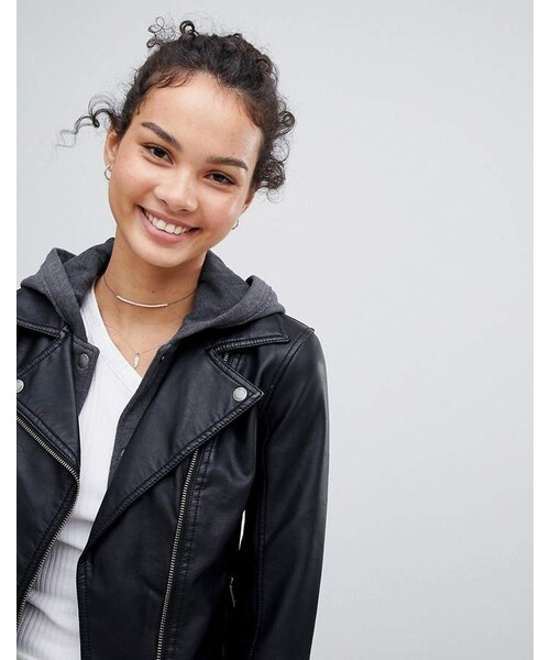 Hollister（ホリスター）の「Hollister faux leather jacket