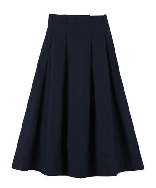 withipun（ウィズイプン）の「サイドファスナーAラインロングスカート（スカート・レディース・ベージュ/グリーン/パープル/その他・FREE）」の4枚目の写真