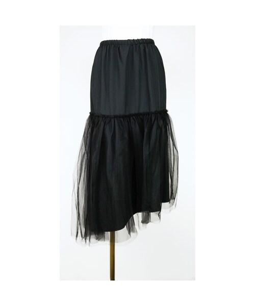 TEVALT（ヴァレット）の「Titilate Valet チュールペチ付き アシンメ デニム スカート〔67774-01〕（スカート・レディース・その他）」の5枚目の写真