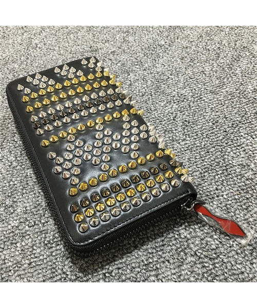 クリスチャンルブタン　パネトーネ長財布 Panettone Wallet ブラック カーフレザー - Accessories - Men