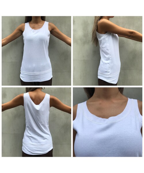 no brand（ノーブランド）の「タンクトップ｢CUT｣#1091（タンクトップ・レディース・その他）」の6枚目の写真