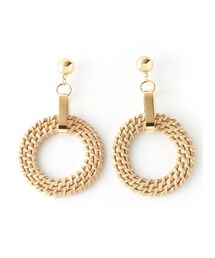 GRL | ラタンフープピアス(ピアス（両耳用）)