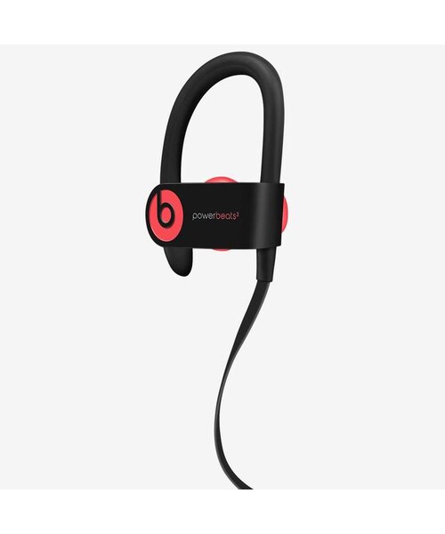 NIKE（ナイキ）の「Nike Powerbeats3 Wireless Beats by Dr. Dre Earphones（トップス・レディース・Black/Siren Red/Siren Red・One Size）」の3枚目の写真