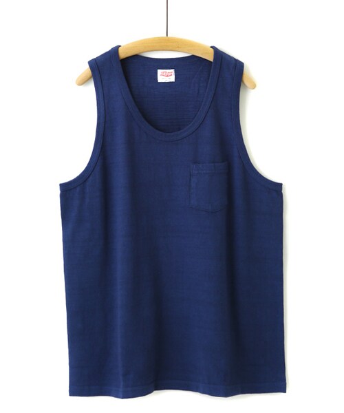 FLAG SPORT(フラッグスポーツ)の「12 / Slab Pocket Tank T(タンクトップ・メンズ・ブラック/ブルー/グレー/ホワイト・L/XL/M)」の4枚目の写真