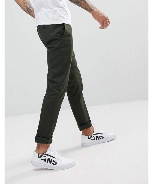 Dickies（ディッキーズ）の「Dickies 872 Work Pant Chino In Slim Fit（その他パンツ・メンズ・Green・W38 L34/W40 L34）」の4枚目の写真