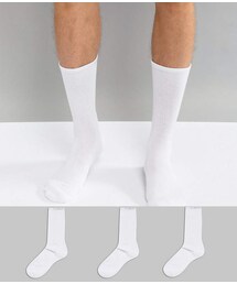 Calvin Klein | Calvin Klein Performance Crew Sock In 3 Pack White With Coolmax(ソックス/靴下)