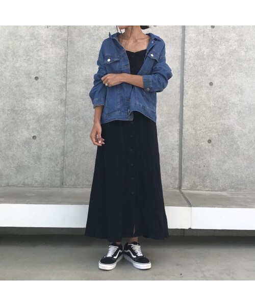 copine（コピン）の「再・再入荷！デニムシャツ感！！6.5オンスGジャン/ライトアウター【クリックポスト対象商品】（デニムジャケット・レディース・その他）」の6枚目の写真