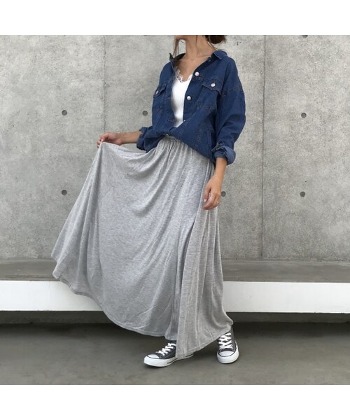 copine（コピン）の「再・再入荷！デニムシャツ感！！6.5オンスGジャン/ライトアウター【クリックポスト対象商品】（デニムジャケット・レディース・その他）」の4枚目の写真