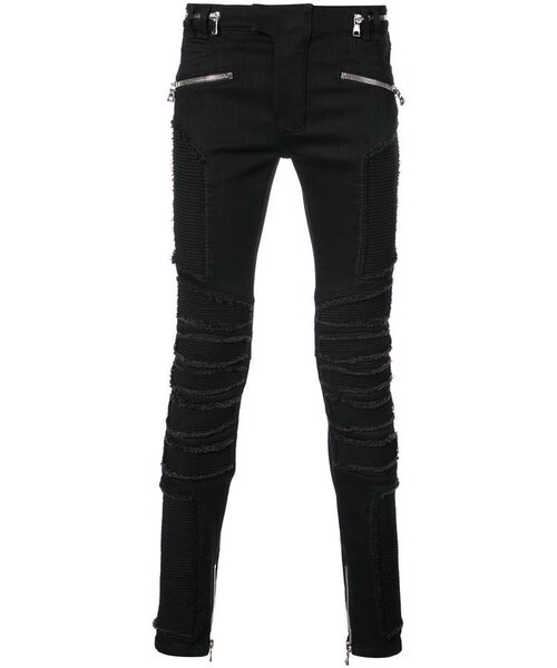 BALMAIN（バルマン）の「Balmain Zip detail biker jeans