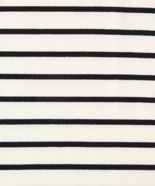 LOWRYS FARM（ローリーズファーム）の「ボーダーノースリーブ（トップス・オフ/ブラック/ブラウン）」の11枚目の写真