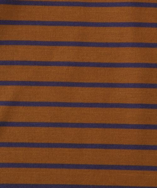 LOWRYS FARM（ローリーズファーム）の「ボーダーノースリーブ（トップス・オフ/ブラック/ブラウン）」の12枚目の写真