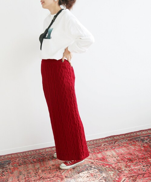 SLOBE IENA(スローブイエナ)の「ナチュラル(スカート・ナチュラル/フリー/在庫あり)」の21枚目の写真