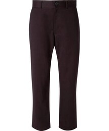 STUDIO NICHOLSON | Studio Nicholson Bill Tapered Brushed Cotton-Twill Trousers(その他パンツ)