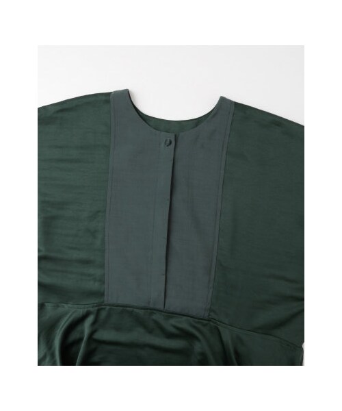 KBF（ケイビーエフ）の「【予約】Aラインサテンドレス（ワンピース/ドレス・レディース・GREEN/BEIGE/BLACK・one）」の19枚目の写真