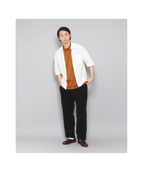 SENSE OF PLACE by URBAN RESEARCH(センスオブプレイスバイアーバンリサーチ)の「コーデュロイワイドスラックス(パンツ・メンズ・BEIGE/GREIGE/NAVY/BLACK・M/L)」の8枚目の写真