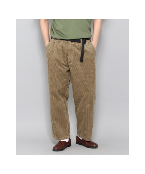 SENSE OF PLACE by URBAN RESEARCH(センスオブプレイスバイアーバンリサーチ)の「コーデュロイワイドスラックス(パンツ・メンズ・BEIGE/GREIGE/NAVY/BLACK・M/L)」の1枚目の写真
