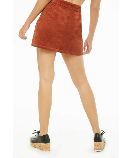 FOREVER 21（フォーエバー トゥエンティーワン）の「Forever 21 Corduroy Patch Pocket Mini Skirt（スカート・レディース・Red/White/Blue・Small/Medium/Large）」の13枚目の写真
