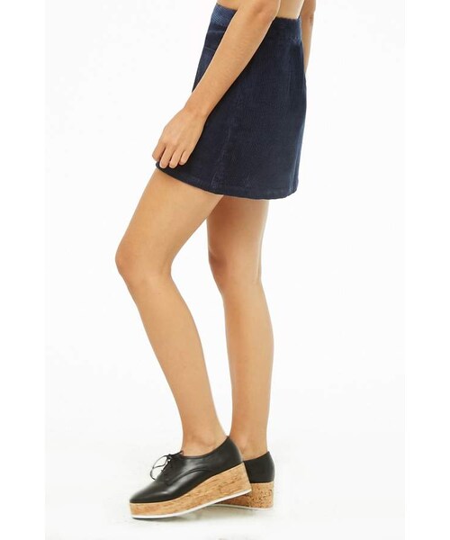 FOREVER 21（フォーエバー トゥエンティーワン）の「Forever 21 Corduroy Patch Pocket Mini Skirt（スカート・レディース・Red/White/Blue・Small/Medium/Large）」の7枚目の写真