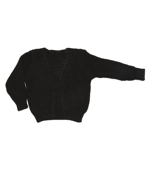 cache cache(カシュ カシュ)の「MINGO. cardigan (black)(カーディガン/ボレロ・キッズ・その他)」の2枚目の写真