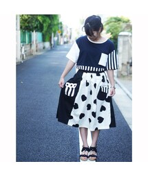 NIRAME.CO | お手伝いスカート～モノトーンハート(スカート)