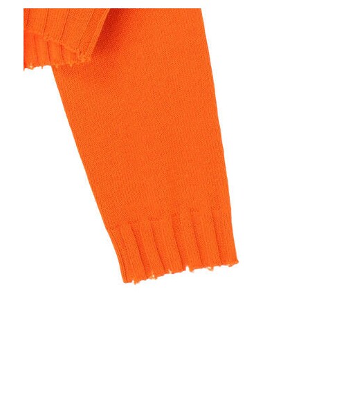 GARAGE OF GOOD CLOTHING（ガレージオブグッドクロージング）の「LIL ダメージハイネックプルオーバー（トップス・ブラック/オレンジ/パープル・F）」の4枚目の写真