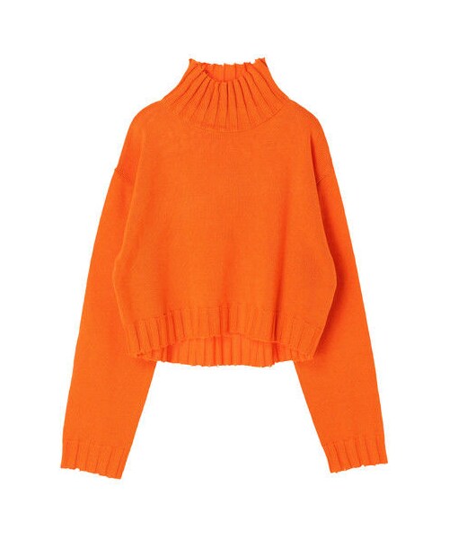 GARAGE OF GOOD CLOTHING（ガレージオブグッドクロージング）の「LIL ダメージハイネックプルオーバー（トップス・ブラック/オレンジ/パープル・F）」の7枚目の写真