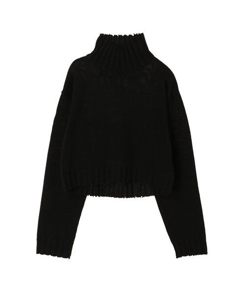 GARAGE OF GOOD CLOTHING（ガレージオブグッドクロージング）の「LIL ダメージハイネックプルオーバー（トップス・ブラック/オレンジ/パープル・F）」の6枚目の写真