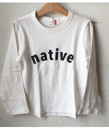 cache cache | FOV native  L/S T シャツ（ホワイト）(Tシャツ/カットソー)