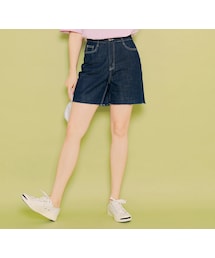 HOTPING | 3Colorsカットオフデニムショートパンツ(デニムパンツ)