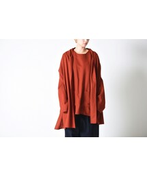 tac:tac | tac:tac MUFFLER PULLOVER / orange(ニット/セーター)
