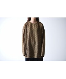 YANTOR | YANTOR Geometric Drop Pullover / yellow(Tシャツ/カットソー)