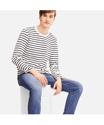 UNIQLO | ウォッシュボーダーT（長袖）(Tシャツ/カットソー)