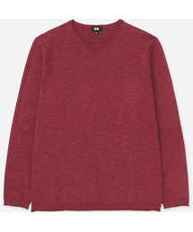 UNIQLO | ミックスヤーンクルーネックセーター（長袖）(ニット/セーター)