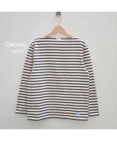 Orcival オーシバル の メンズ Orcival オーシバル コットンロード ボーダー フレンチバスクシャツ B211 Men S Tシャツ カットソー Wear